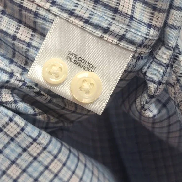 Peter Millar Tartan Plaid Button Shirt Size Large - Picture 6 of 6